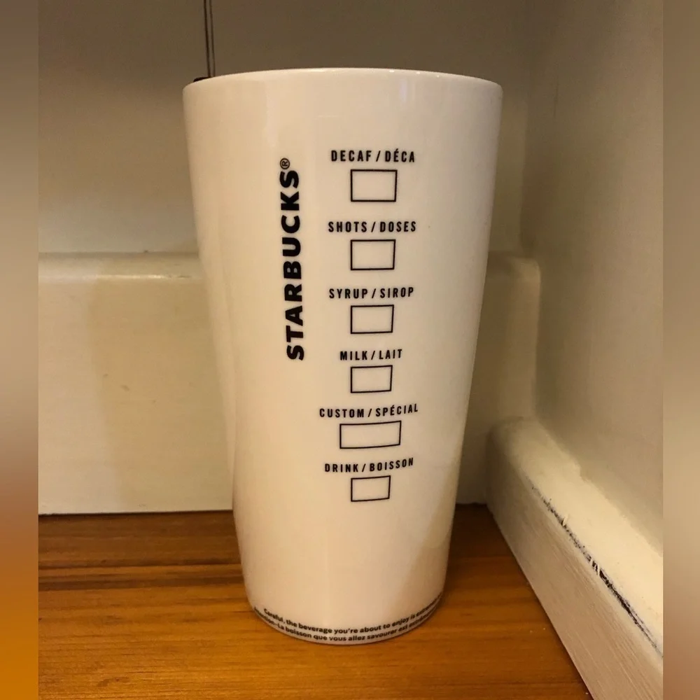 Starbucks Ceramic Tumbler/Lid 12 oz New Condition - Picture 2 of 6